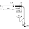 Robinet de lavabo automatique BINOPTIC DELABIE