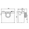 Broyeur WC Pulso Adaptable 600 Watts