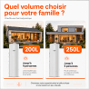 Chauffe-eau thermodynamique 250 L Fluidheat