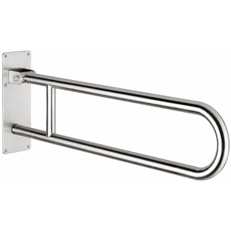 Barre de maintien rabattable Basic satiné DELABIE