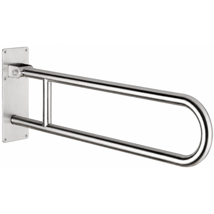 Barre de maintien rabattable Basic satiné DELABIE
