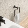 Porte serviette anneau LISSY BLACK SALGAR