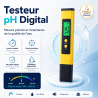 Pack Pompe à chaleur Piscine Poolex Q-Line 5 + By pass universel + Testeur / Lecteur électronique de pH et température