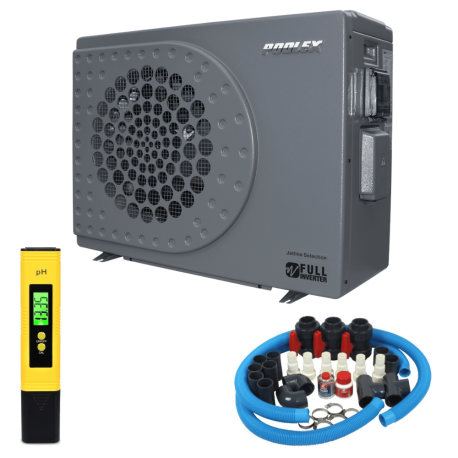 Pack Pompe à chaleur Piscine Poolex Jetline Sélection FI 95 + By pass universel + Testeur / Lecteur de pH et température