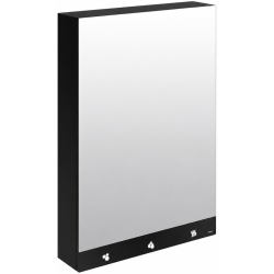 Armoire miroir 4 fonctions : Miroir, sèche-mains, distributeur de savon, robinet automatique Delabie