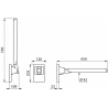 Barre de maintien rabattable Be-Line® DELABIE