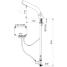 Mitigeur de lavabo automatique BINOPTIC MIX DELABIE