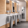 Robinet de lavabo automatique mural TEMPOMATIC 4 DELABIE