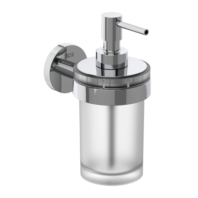 Distributeur de savon liquide mural en verre Victoria Roca