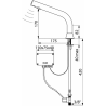 Robinet de lavabo automatique BLACK BINOPTIC DELABIE