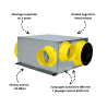 VMC simple flux autoréglable Compact Silencio Autocomut
