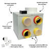 VMC simple flux autoréglable Cubix Silence Autocomut