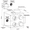 VMC simple flux autoréglable Cubix Silence Autocomut
