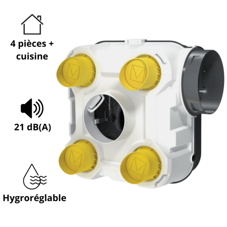 VMC simple flux autoréglable Cleen'air QAI