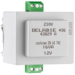 Transformateur Tempomatic pour urinoir sur secteur Delabie