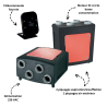 VMC PROMETEO HR 400 Plus Double Flux AXELAIR