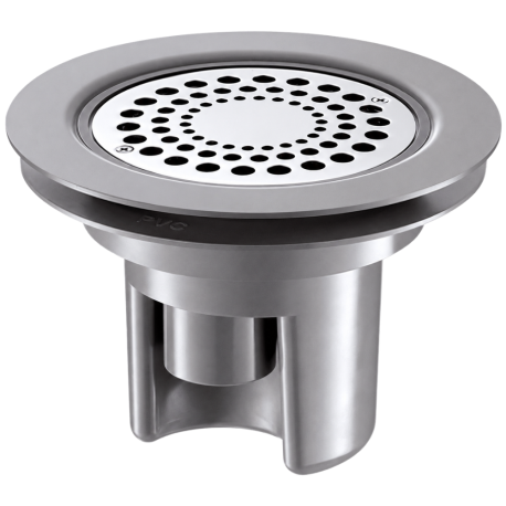 Siphon de sol pour sol souple ou vinyle Ø 114 Delabie
