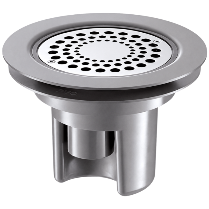 Siphon de sol pour sol souple ou vinyle Ø 114 Delabie