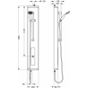 Panneau de douche PRESTOTEM® 2 SENSOR PRESTO