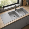 Évier 2 bacs + égouttoir 120 cm Maris MRG 621 Franke