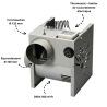 Moteur de ventilation EXTRA 500 Poujoulat