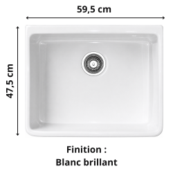 Évier Timbre 1 bac 60 cm Belfast BAK710 Franke
