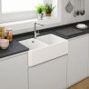 Évier timbre 2 bacs 80 cm Belfast BAK720 Franke