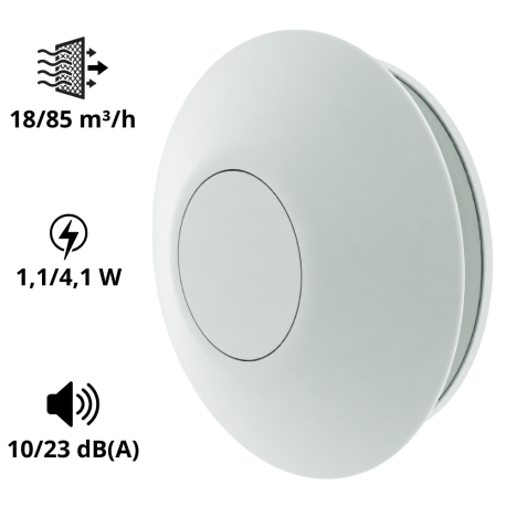 Extracteur d'air Smart 85 m3/H Panol