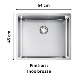 Évier sous plan 1 bac 55 cm Box BXX 110-50 Franke Évier sous plan 1 bac 55 cm Box BXX 110-50 Franke