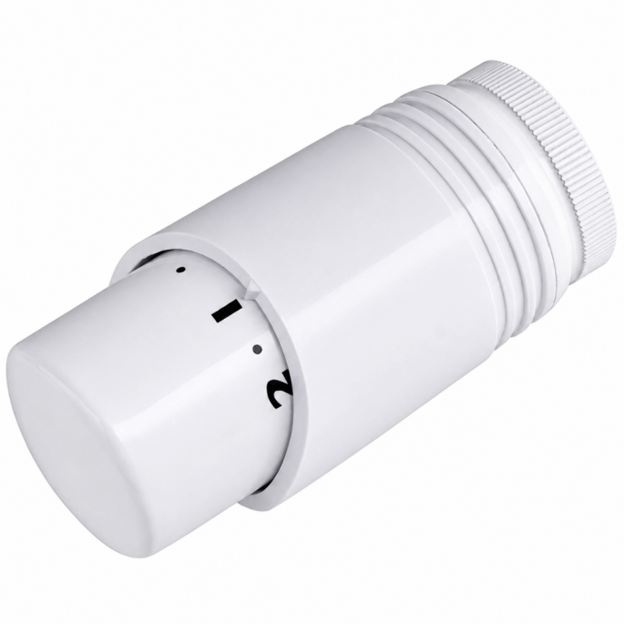 Tête thermostatique design blanche M30x1,5 Fluidheat