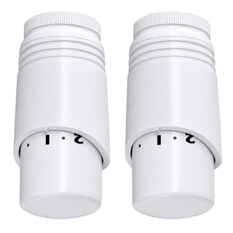 Tête thermostatique design blanche M30x1,5 Fluidheat