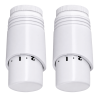 Tête thermostatique design blanche M30x1,5 Fluidheat
