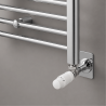 Tête thermostatique design blanche M30x1,5 Fluidheat