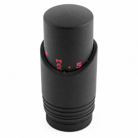 Tête thermostatique design noire M30x1,5 Fluidheat
