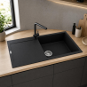 Évier 1 bac + égouttoir 100 cm Maris MRG 611-XL Franke