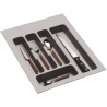 Pack cuisine "en pont" – meubles bas et hauts+ Plan de travail + Crédence + Accessoires - Blanche & Bois