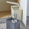 Pack cuisine "en pont" – meubles bas et hauts+ Plan de travail + Crédence + Accessoires - Blanche & Bois
