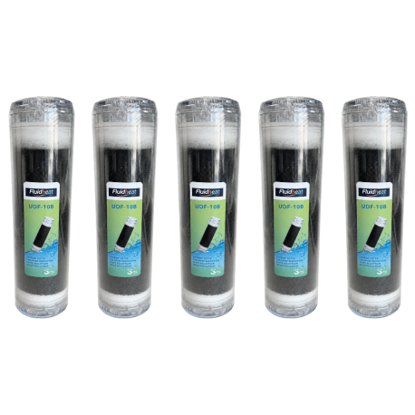 Lot de 5 cartouches charbon actif 10" Fluidheat