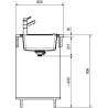 Évier 2 bacs + égouttoir 120 cm Basis BFG 621 FRANKE