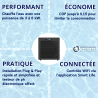 Pack Pompe à chaleur piscine 6 kW full inverter Mini 6 Fluidheat+By pass+3 mètres tuyau+Chlore 5 fonctions Bayrol+Diffuseur