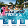 Pack Pompe à chaleur piscine 6 kW full inverter Mini 6 Fluidheat+By pass+3 mètres tuyau+Chlore 5 fonctions Bayrol+Diffuseur