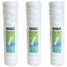Filtre à eau Triplex 3/4 équipé avec cartouche + 2 cartouches coton + 2 cartouches charbon
