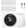 Climatisation 5000 réversible Bi-splits BOSCH - 2 unités intérieures de 2.6 kW