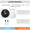 Climatisation 5000 réversible Bi-splits BOSCH - 2 unités intérieures de 2.6 kW