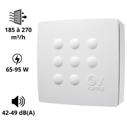 Extracteur QUADRO 185 / 270 m3/h Centrifuge à fort débit AXELAIR Extracteur QUADRO 185 / 270 m3/h Centrifuge à fort débit AXELAIR