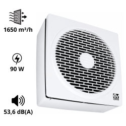 Extracteur VARIO 1650 m3/h Universel à fort débit AXELAIR Extracteur VARIO 1650 m3/h Universel à fort débit AXELAIR