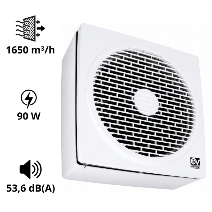 Extracteur VARIO 380 m3/h Universel à fort débit AXELAIR