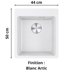 Évier 1 bac 45 cm Maris 610-39 Franke