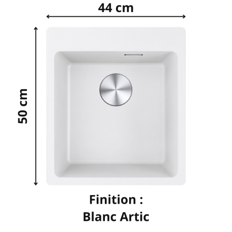 Évier 1 bac 45 cm Maris 610-39 Franke