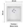 Évier 1 bac 45 cm Maris 610-39 Franke
